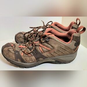 Merrell Women’s Siren Sport Otter Clay Brown Orange Hiking Shoes J16336 Size 10